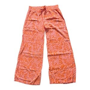 LILLY PULITZER X TARGET Pants Girls Size 10 12 Pink And Orange PATTERN
